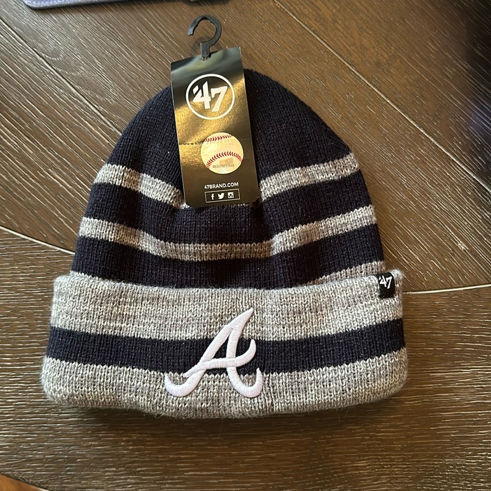 47 BRAND Atlanta Braves toboggan. New with tags.
